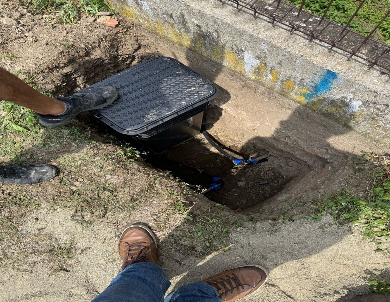 Montaj cămin apometru în localitatea Dobra