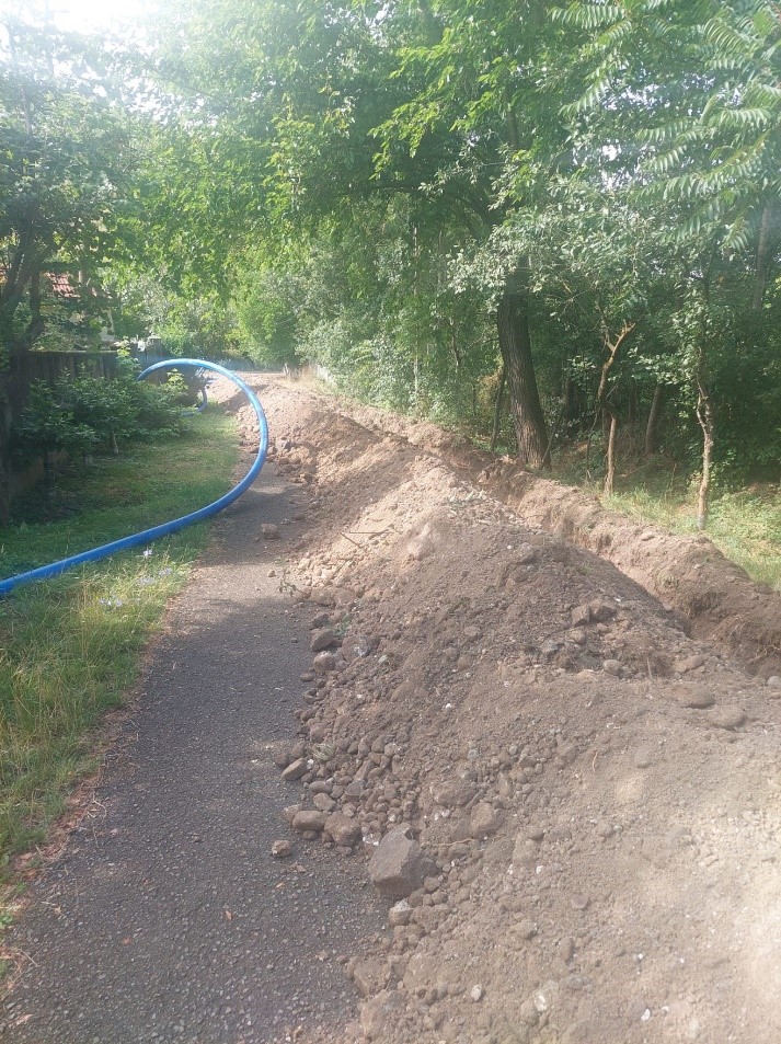 Montare conductă - UAT Ilia, str. 20 Bacea