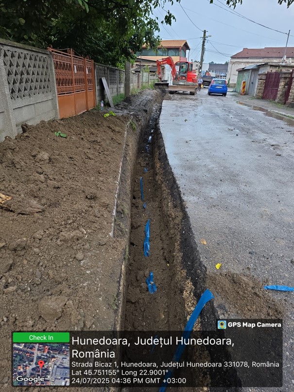 Umpluturi parțiale str. Bicaz, Hunedoara