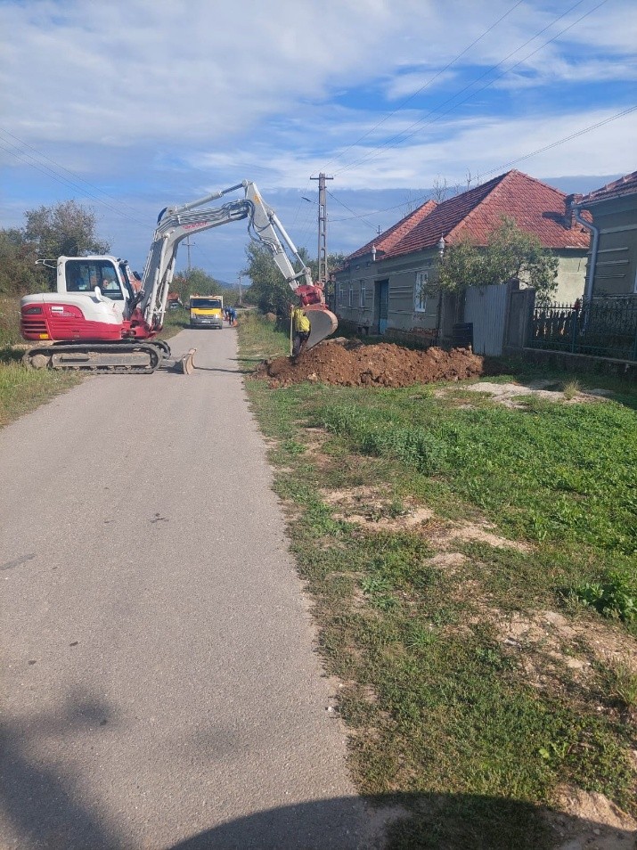 Săpătură branșamente - UAT Zam, str. 14 Pojoga