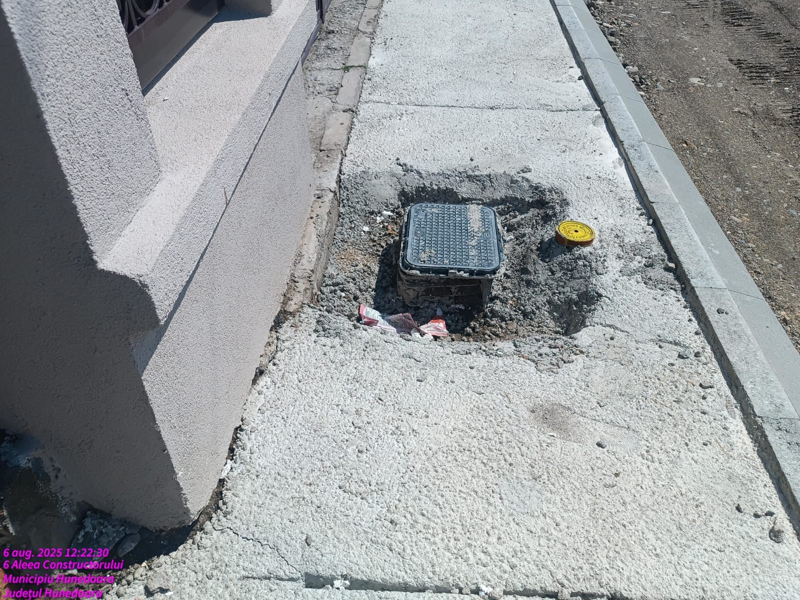 Cămin de apometru, aleea Constructorului (mun. Hunedoara)