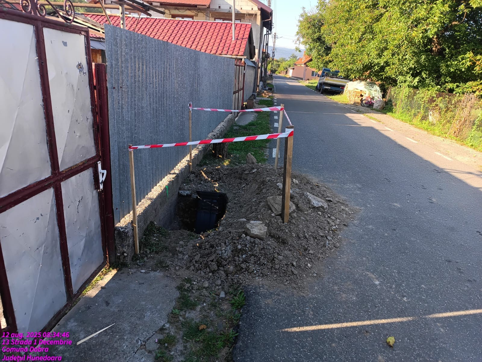 Montaj cămin apometru, loc. Dobra